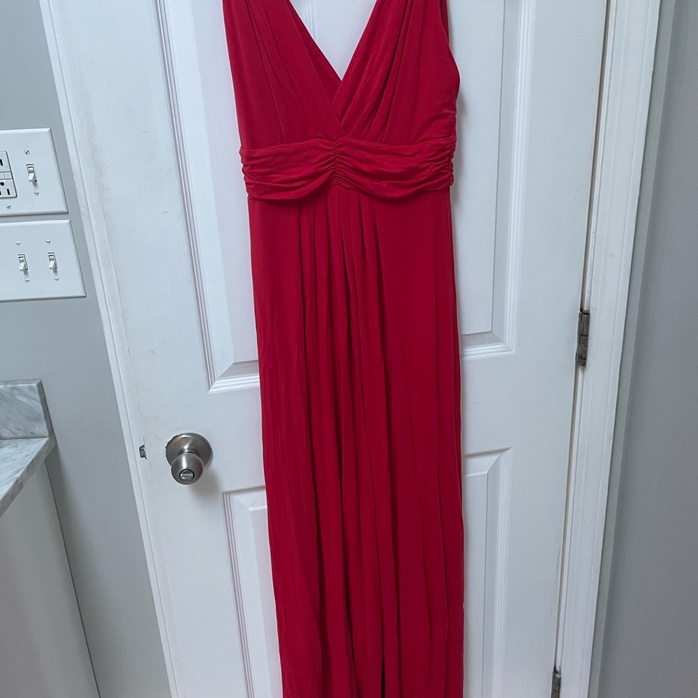 Long Maxi Dress Red Tart
